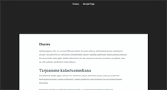 Desktop Screenshot of heittokalastus.info